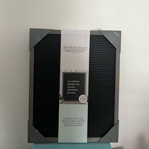 Sheffield Home Black Message Board With Wooden Trim | NWT